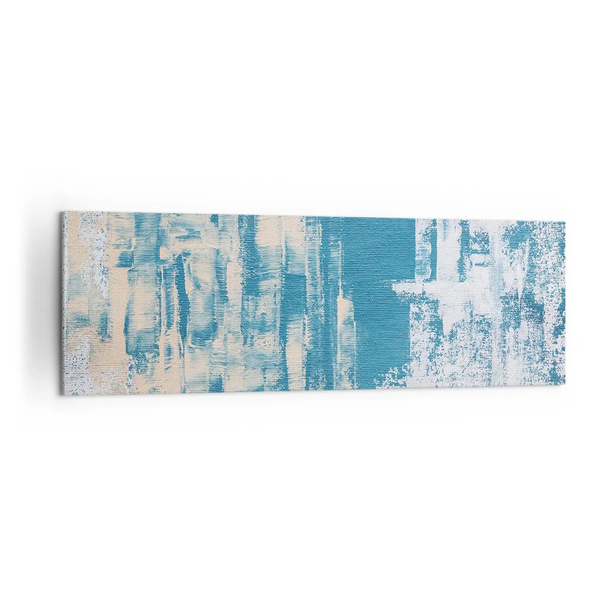 Lærredstryk - Billede på lærred - Gennem istappen - 160x50 cm