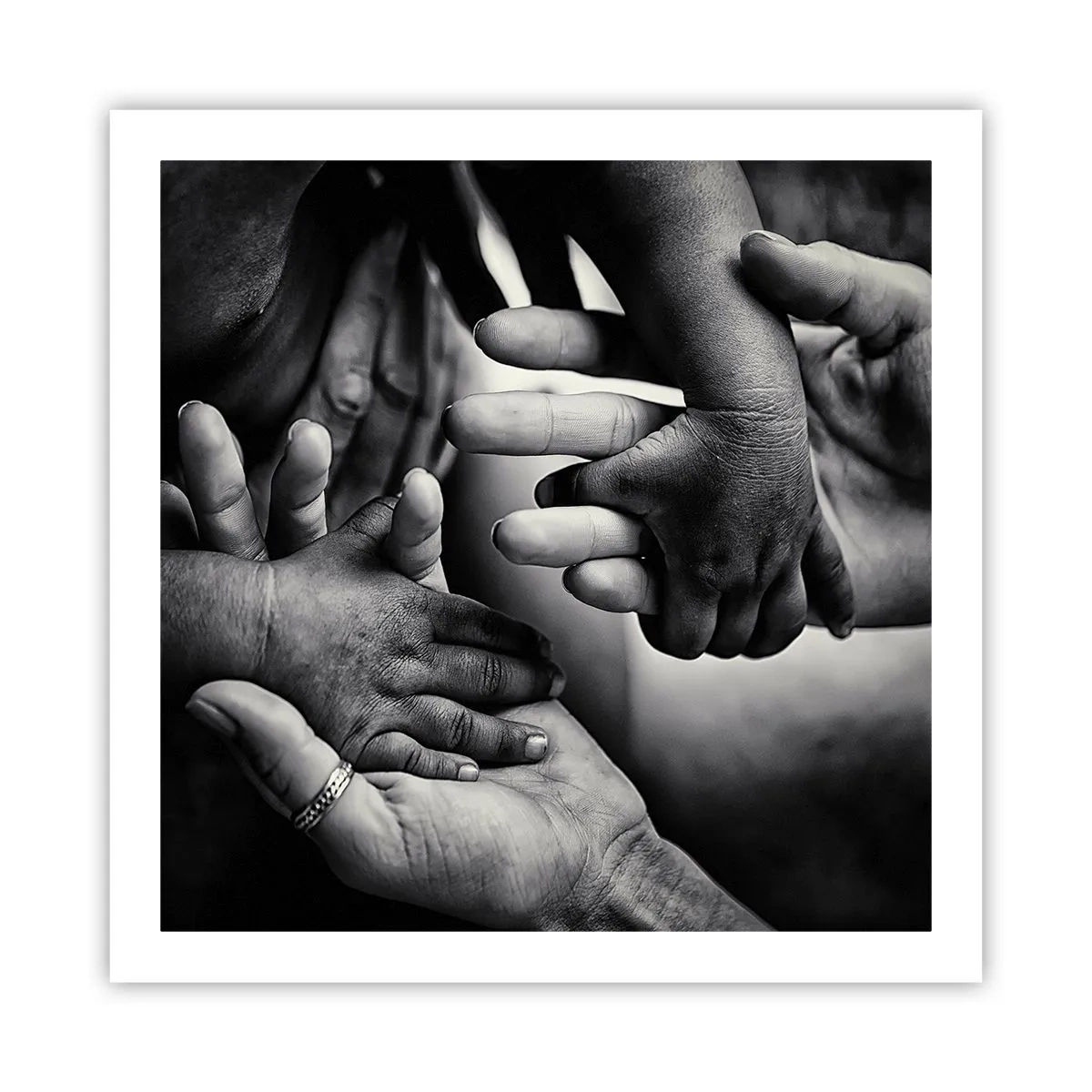 Plakat - At være menneske - 60x60 cm