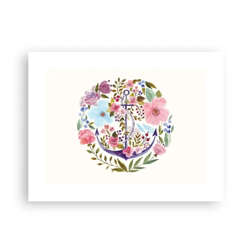 Plakat - En sømands gode nattesøvn - 40x30 cm