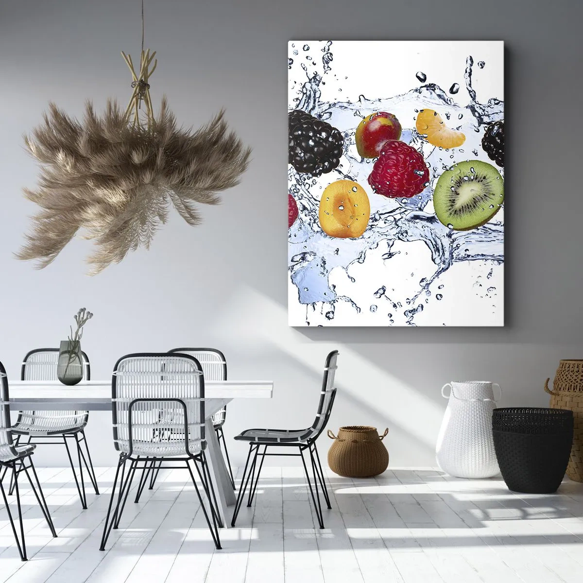 Lærredstryk - Billede på lærred - Hav det sjovt med os - 50x70 cm