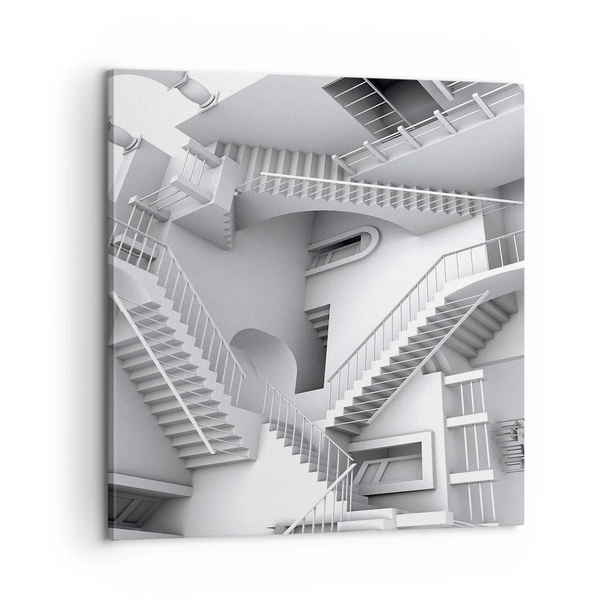 Lærredstryk - Billede på lærred - Rummets paradokser - 60x60 cm