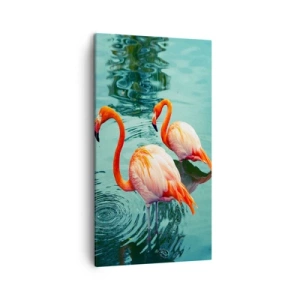 Lærredstryk - Billede på lærred - Vi er nu på mode - 45x80 cm