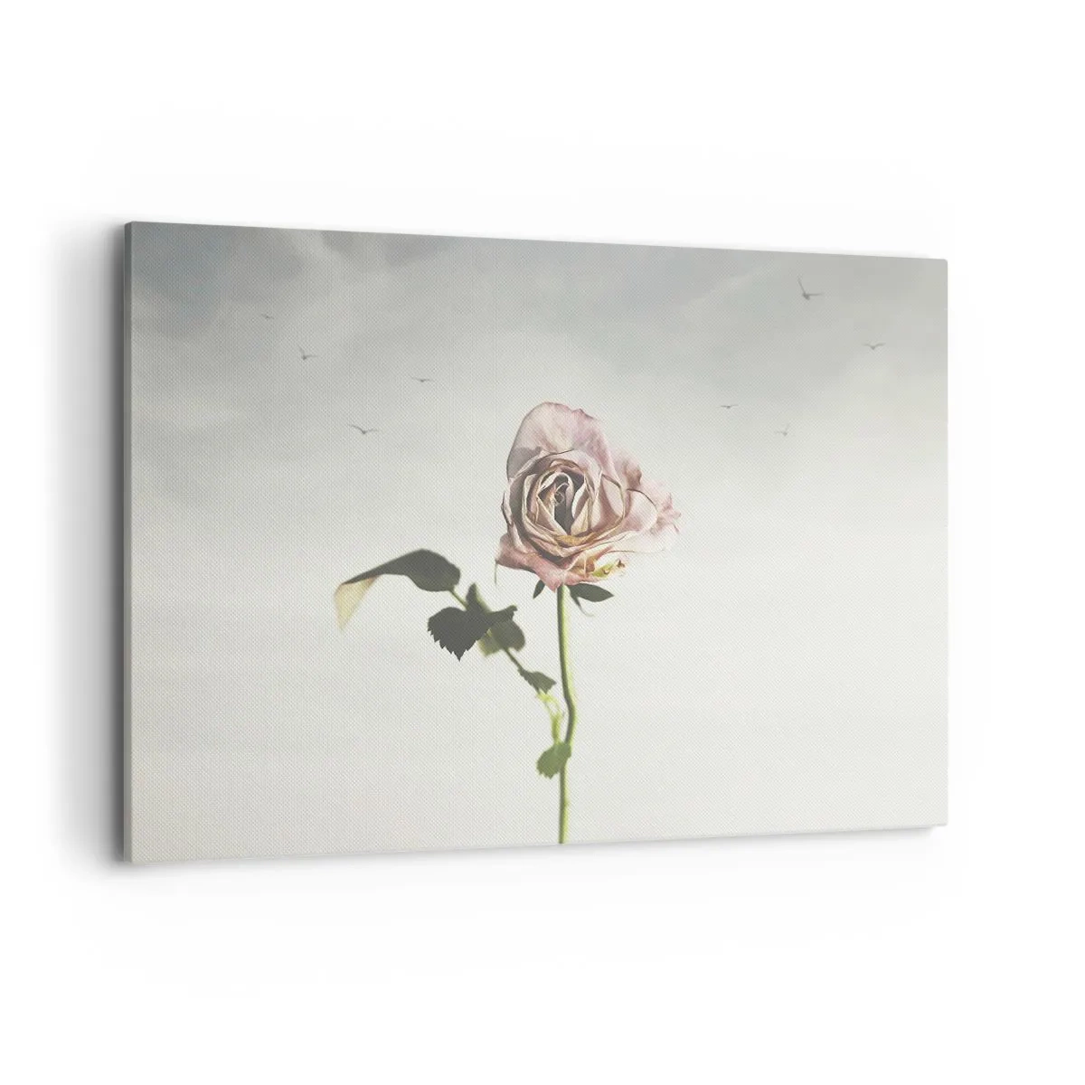 Lærredstryk - Billede på lærred - Velkomst til foråret - 120x80 cm