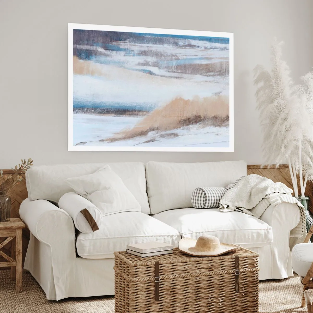 Plakat - Vinterkomposition - 91x61 cm