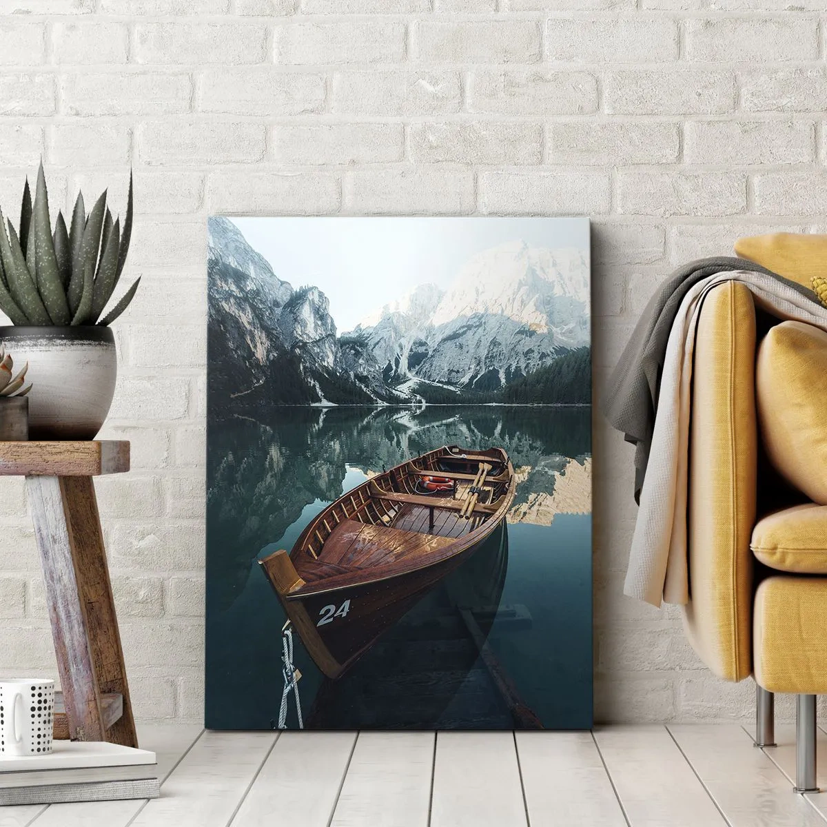 Lærredstryk - Billede på lærred - Som om det var malet på glas - 50x70 cm