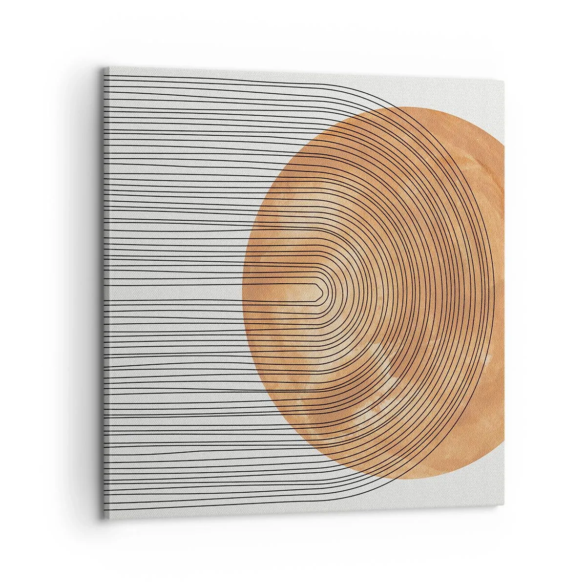 Lærredstryk - Billede på lærred - En solrig komposition - 60x60 cm