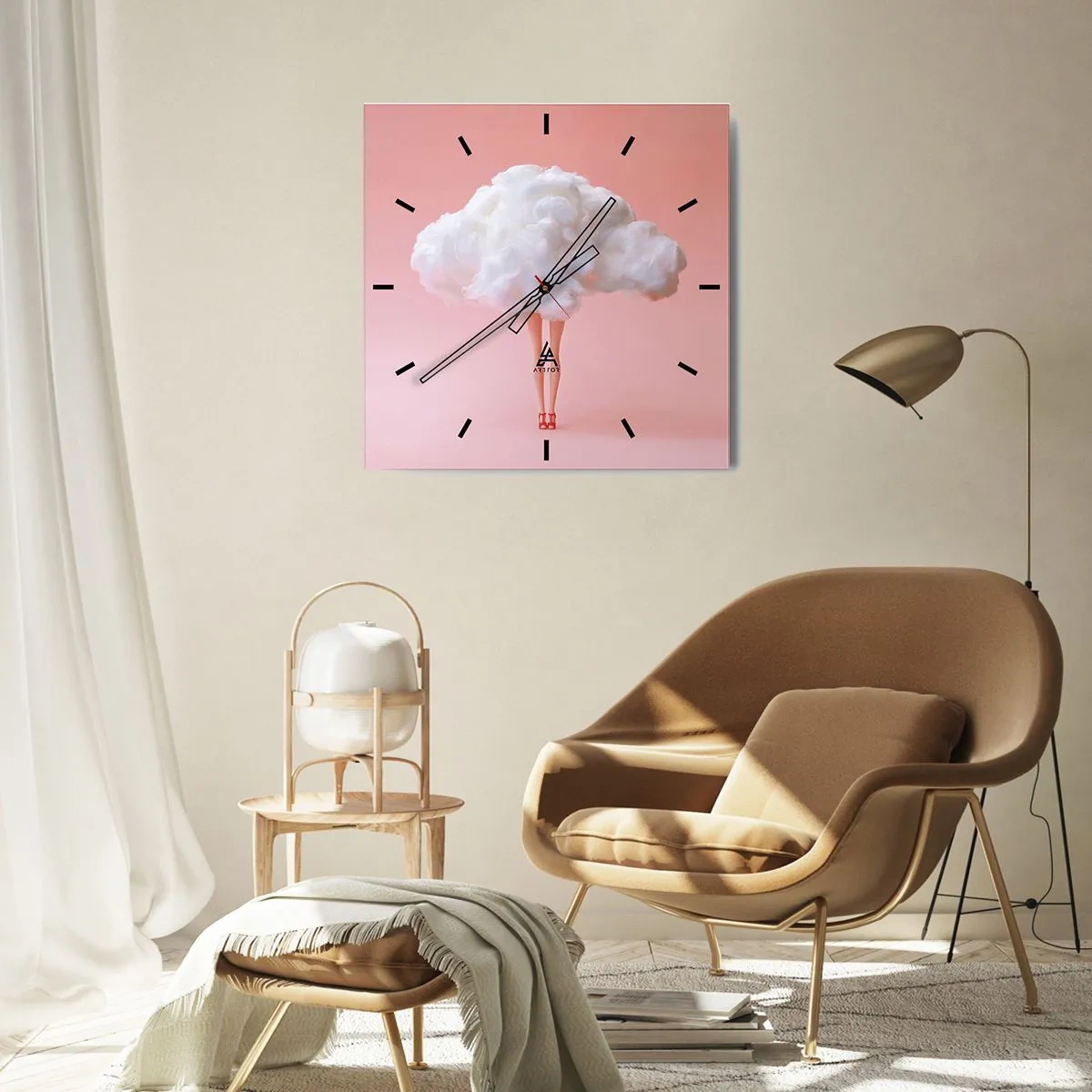 Vægur, Uret - Et sødt løfte - 30x30 cm