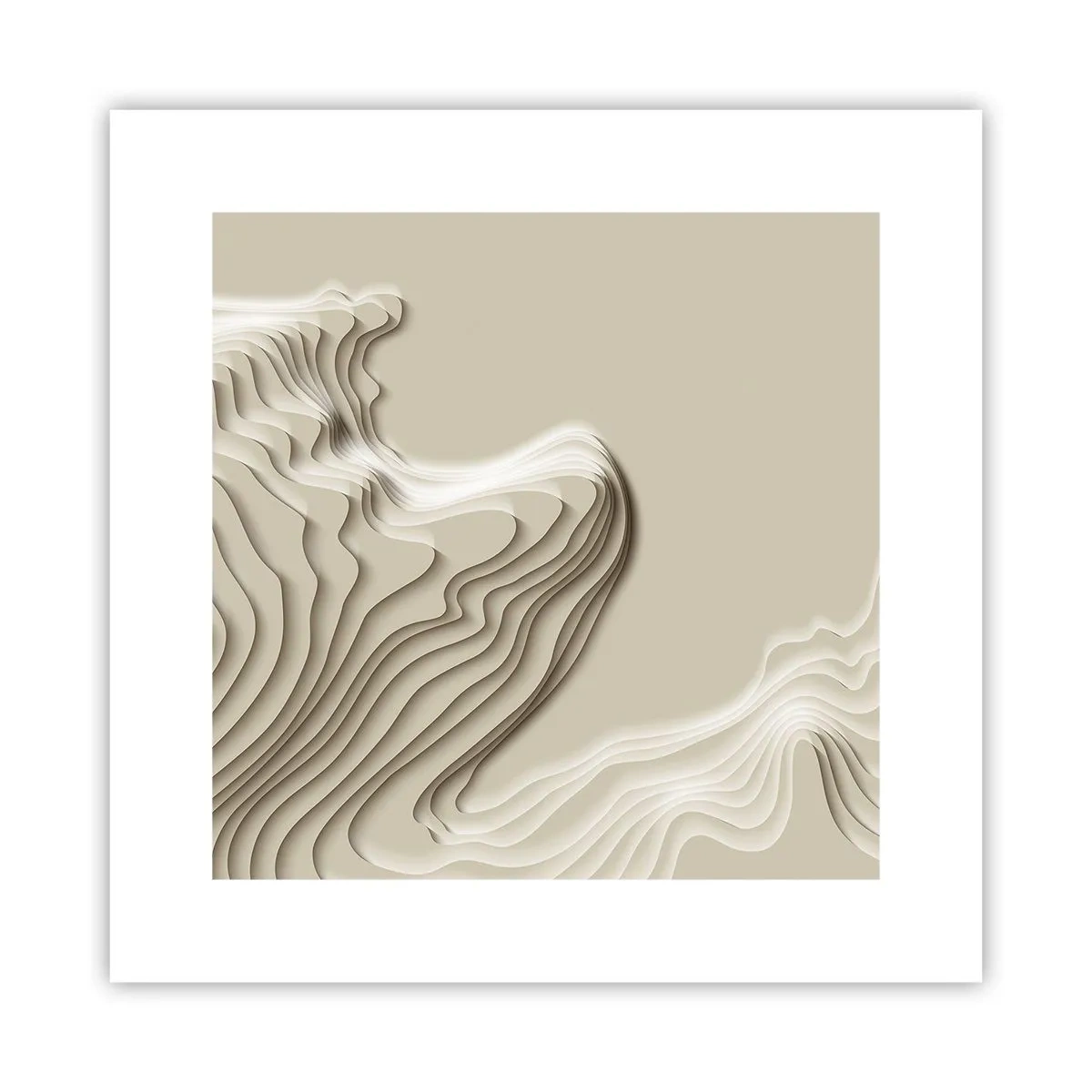 Plakat - Kunstens topografi - 30x30 cm