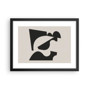 Plakat i sort ramme - Sammensæt din egen - 40x30 cm