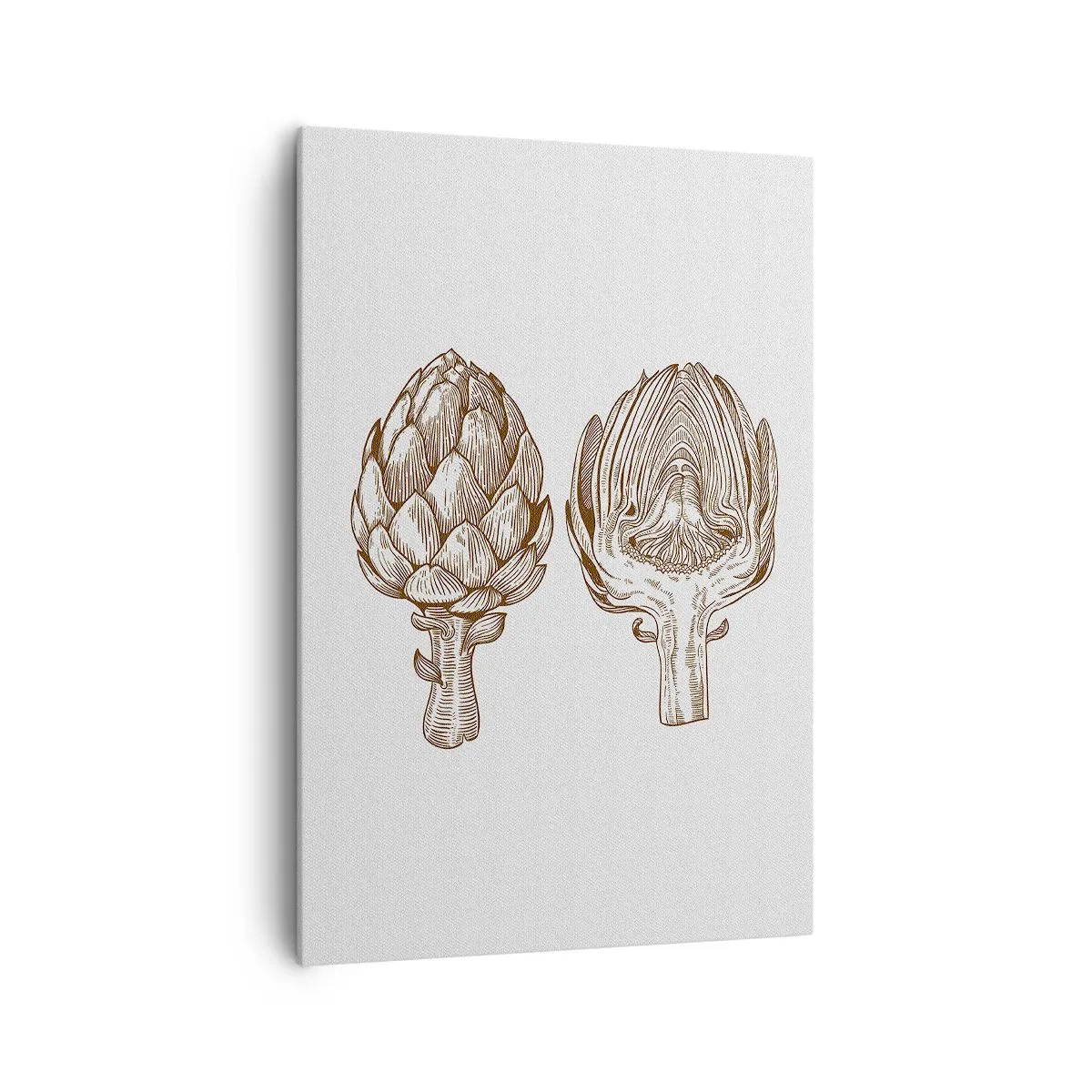 Lærredstryk - Billede på lærred - Lektion i anatomi - 70x100 cm