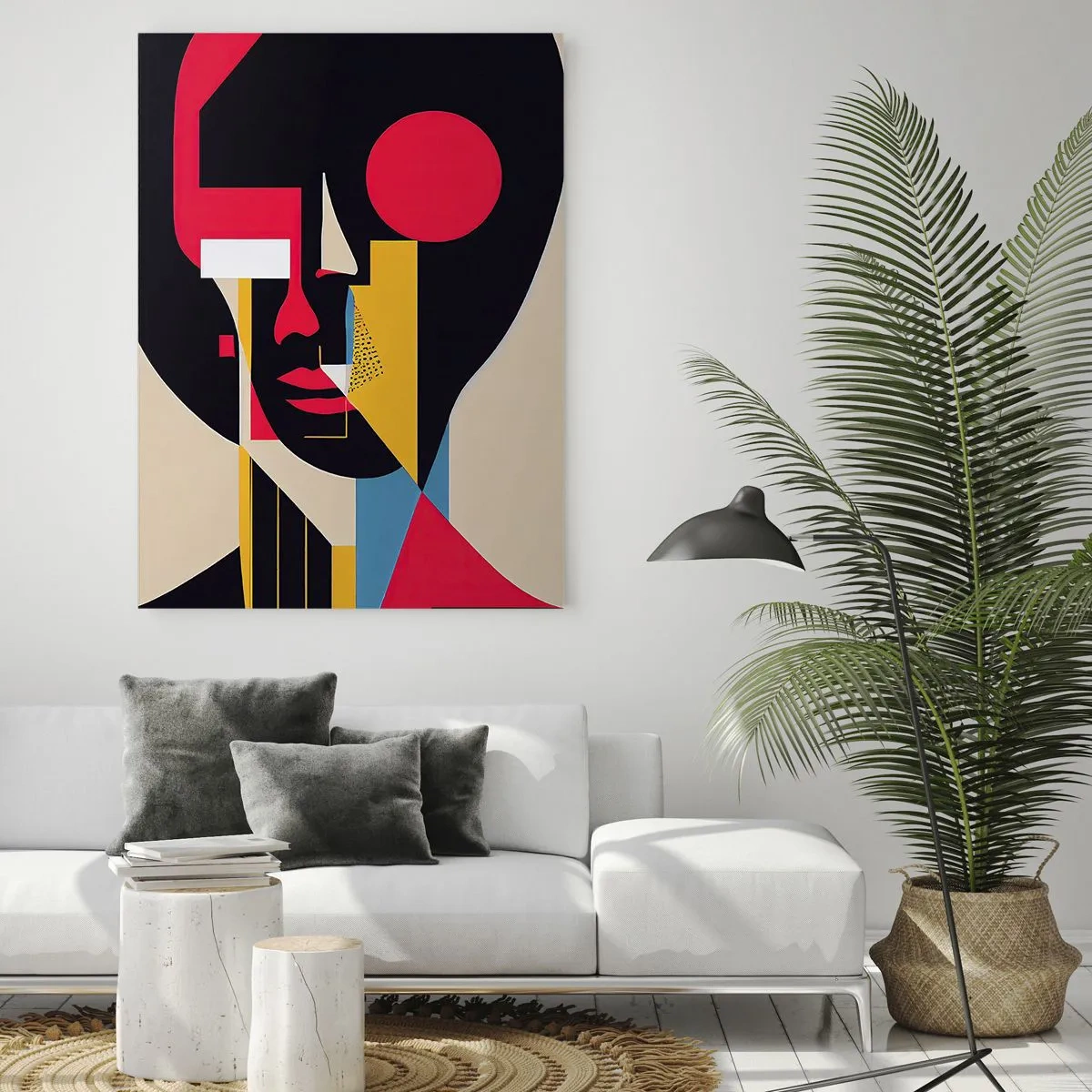 Billede på glas - Hendes indre verden - 50x70 cm