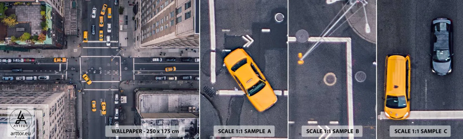 Fototapet Prøve Standard Eco - Et enkelt valg - New York, By, Arkitektur - 100x30 cm