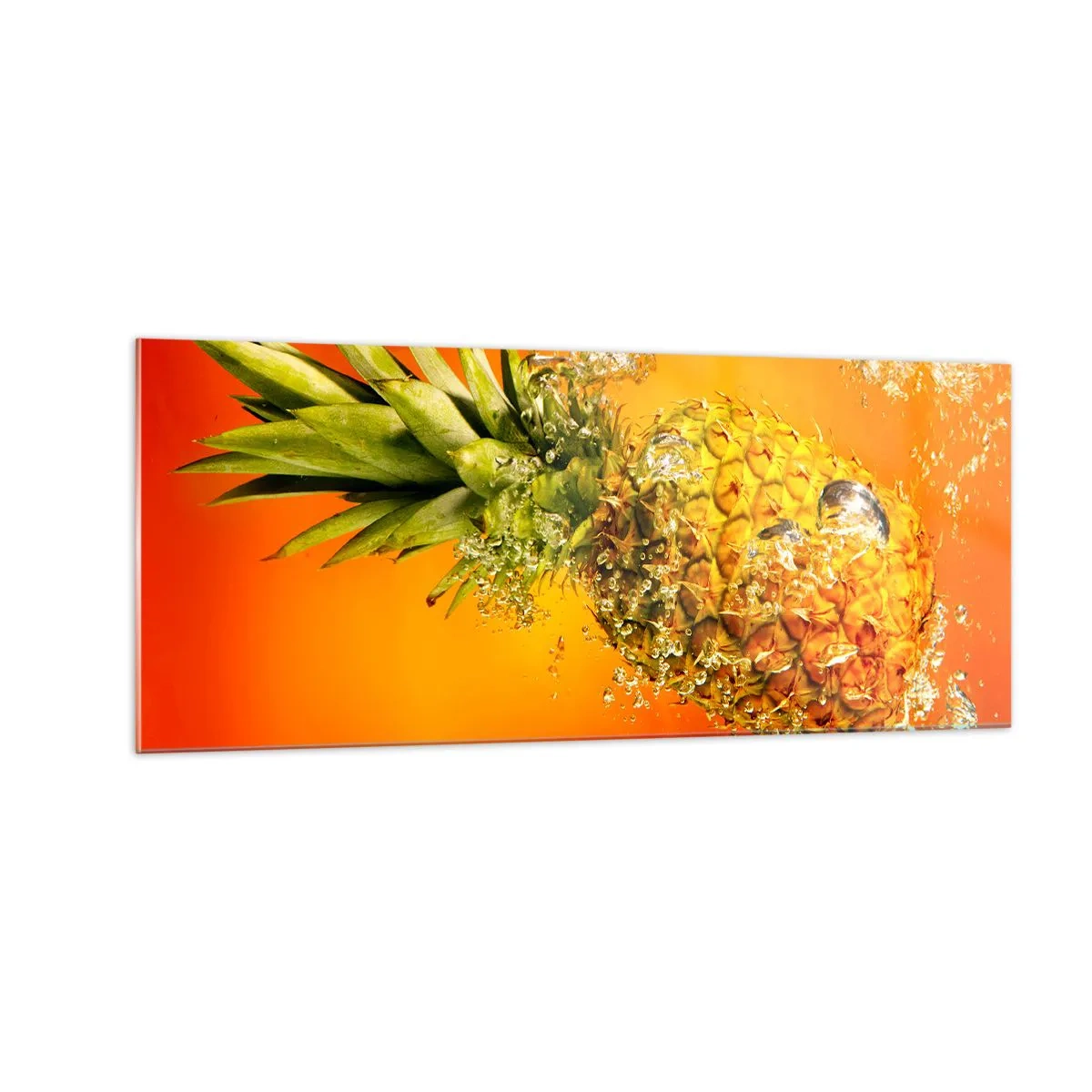 Billede på glas - Tropisk saftig friskhed - 100x40 cm