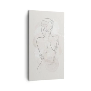 Lærredstryk - Billede på lærred - Som et følsomt instrument - 45x80 cm