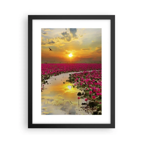 Plakat i sort ramme - Søens hemmelige liv - 30x40 cm
