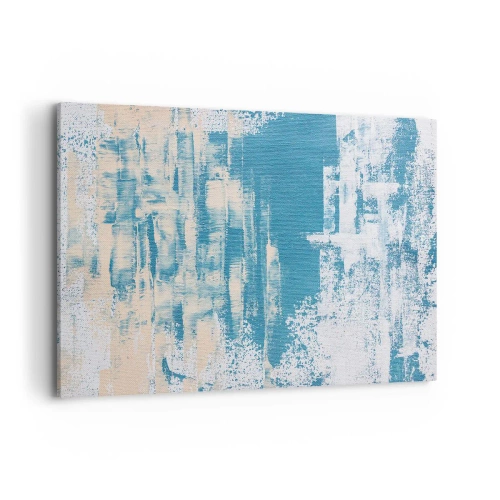 Lærredstryk - Billede på lærred - Gennem istappen - 120x80 cm