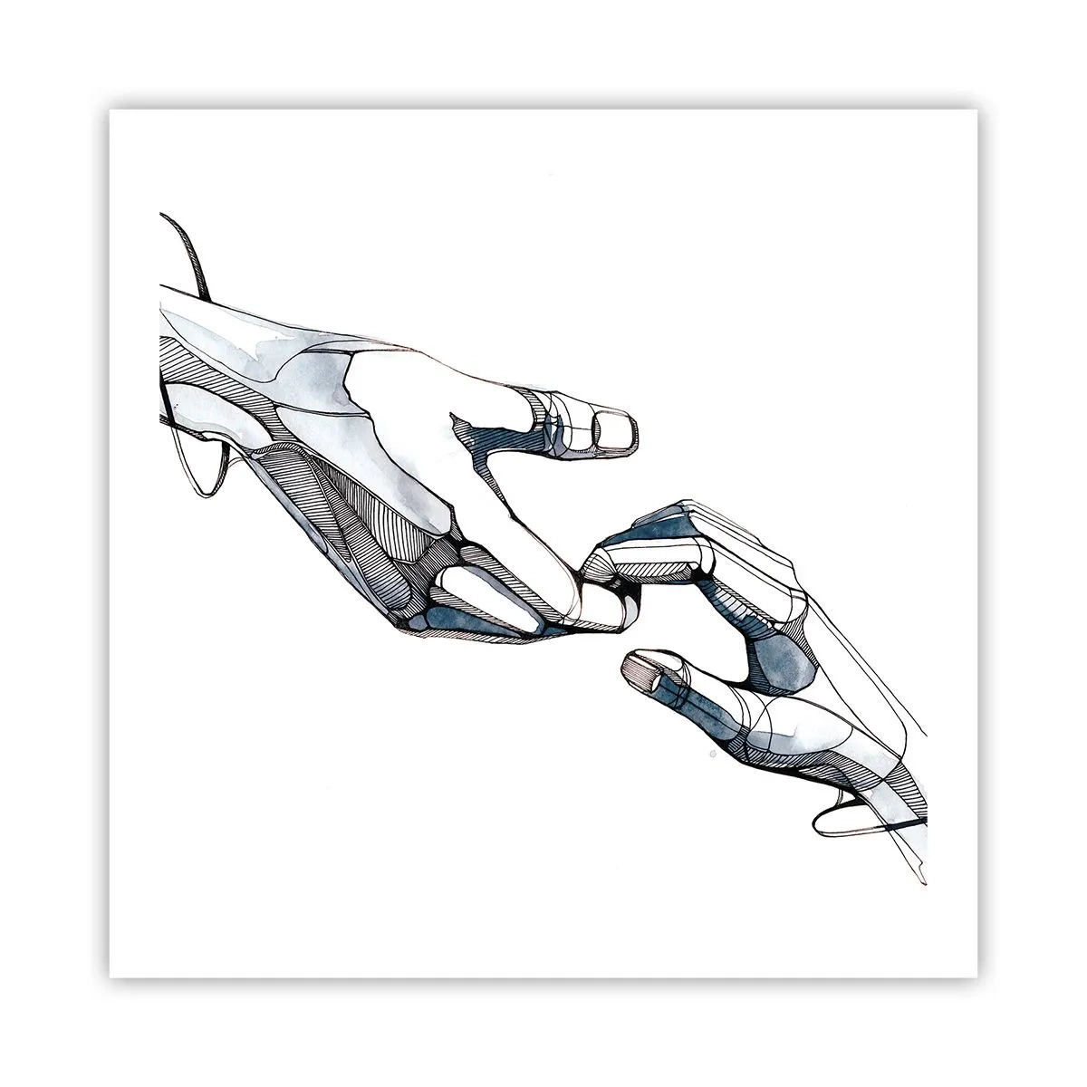 Plakat - En god gestus - 60x60 cm