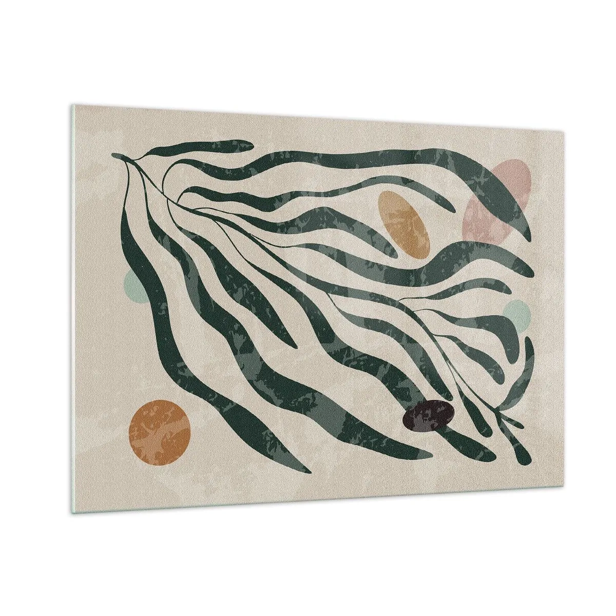 Billede på glas - Blandt det grønne - 100x70 cm