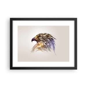 Plakat i sort ramme - Portræt af en kriger - 40x30 cm