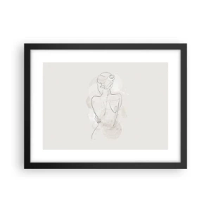 Plakat i sort ramme - Som et følsomt instrument - 40x30 cm