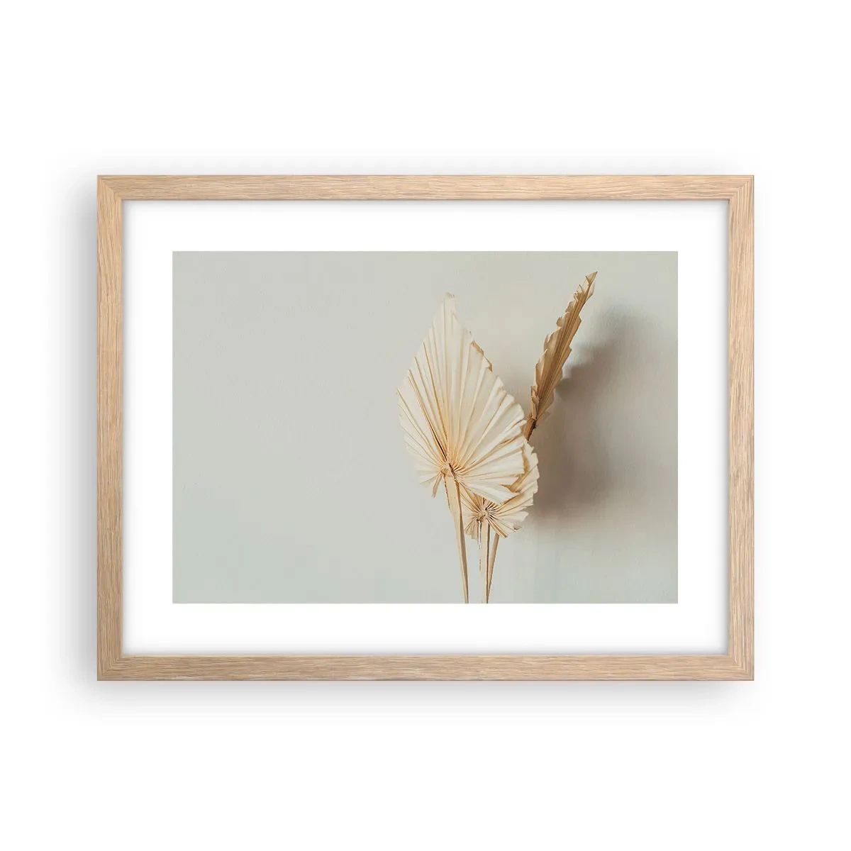 Plakat i ramme af lyst egetræ - Når du har brug for trøst - 40x30 cm