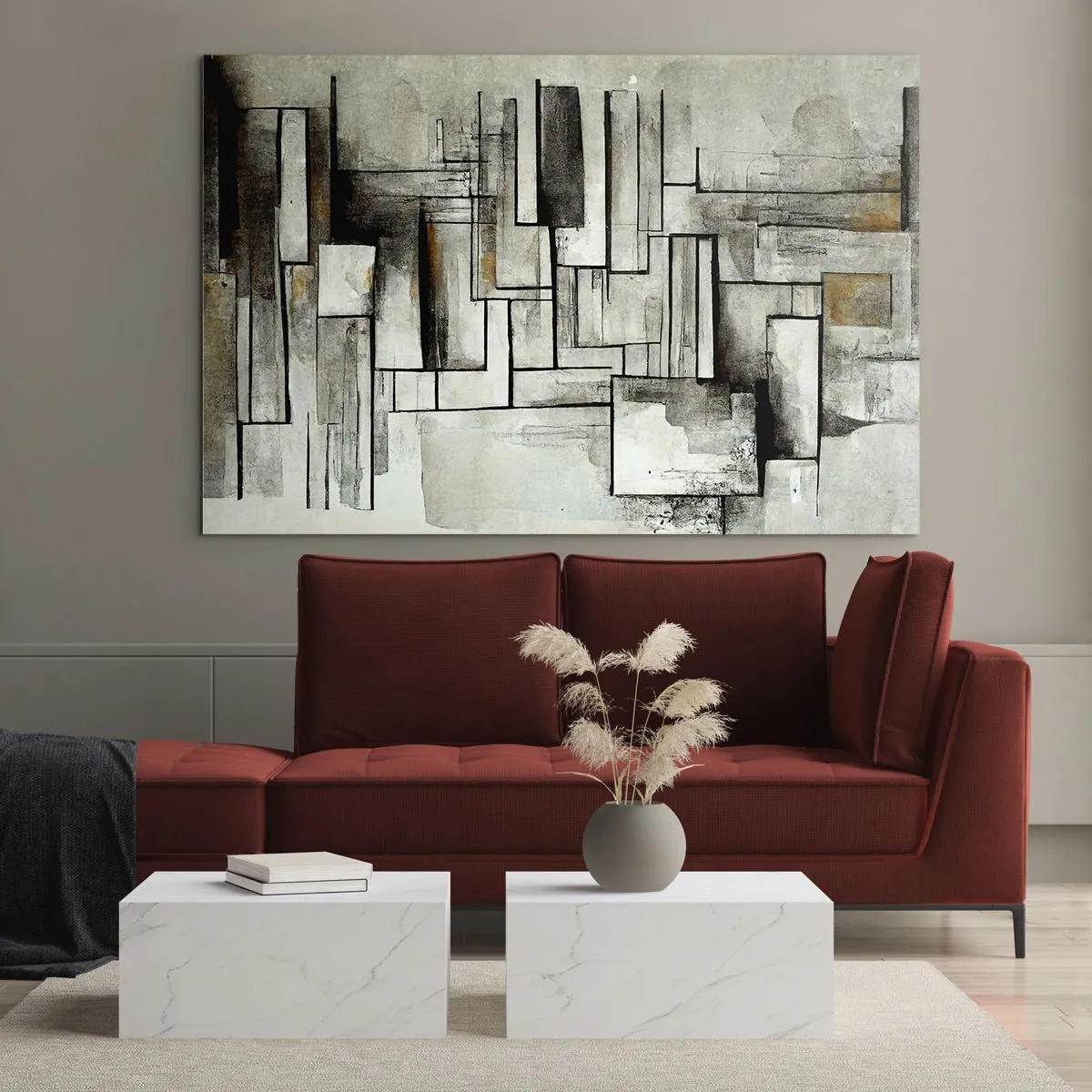 Billede på glas - Enkelthedens kraft - 100x70 cm