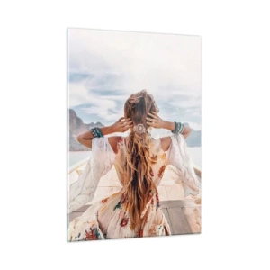 Billede på glas - På vej mod lykken - 50x70 cm