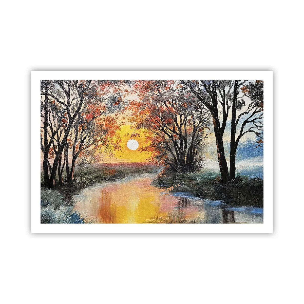 Plakat - Efterårs atmosfære - 91x61 cm