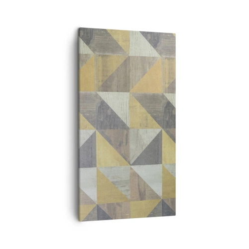 Lærredstryk - Billede på lærred - Ved trekantens vinkel - 45x80 cm