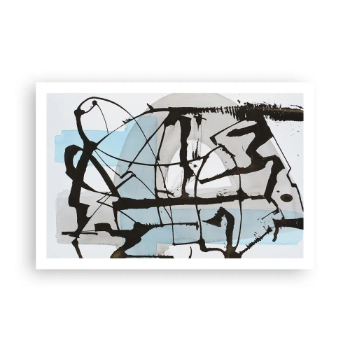 Plakat - Ikke desto mindre blå - 91x61 cm