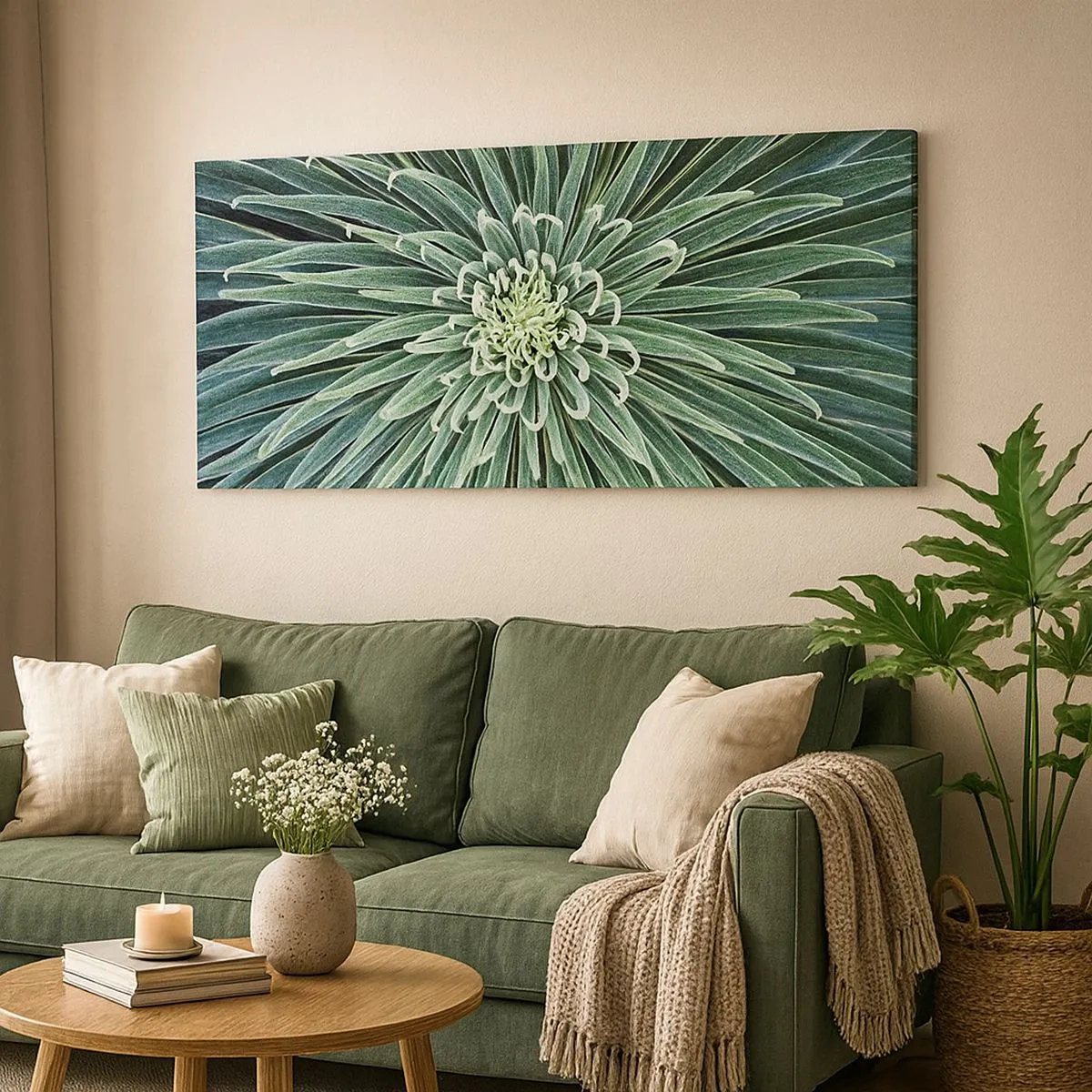 Lærredstryk - Billede på lærred - En stjernes fødsel - 100x40 cm