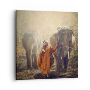 Lærredstryk - Billede på lærred - Fuld forståelse - 30x30 cm