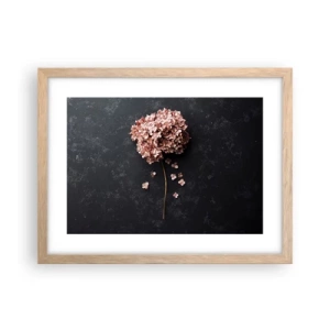 Plakat i ramme af lyst egetræ - Et virkelig romantisk tegn - 40x30 cm