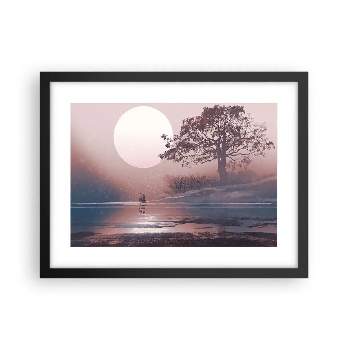 Plakat i sort ramme - Natlige mærkværdigheder - 40x30 cm