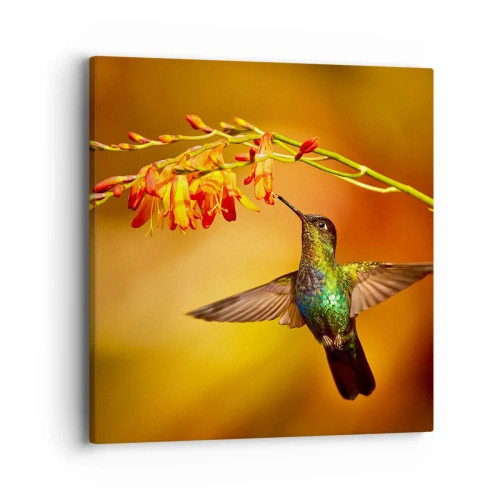 Lærredstryk - Billede på lærred - Maya lysets budbringer - 40x40 cm