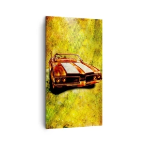 Lærredstryk - Billede på lærred - Kraft fortryllet i formerne - 45x80 cm