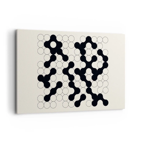 Lærredstryk - Billede på lærred - Kinesisk spil - variation - 120x80 cm