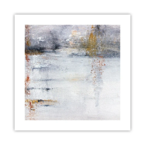 Plakat - Bag lufttæppet - 40x40 cm