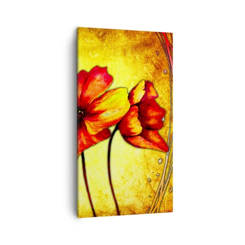 Lærredstryk - Billede på lærred - I Art Nouveau dekoration - 45x80 cm