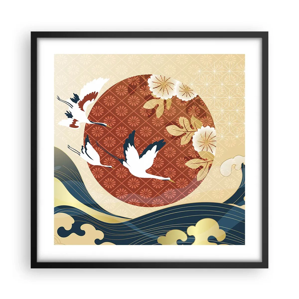 Plakat i sort ramme - Kompatibel manglende overensstemmelse - 50x50 cm