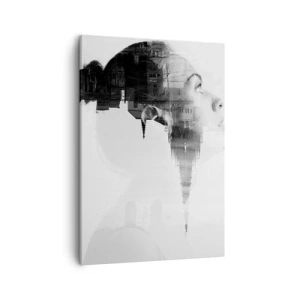 Lærredstryk - Billede på lærred - På begge sider af glasset - 50x70 cm