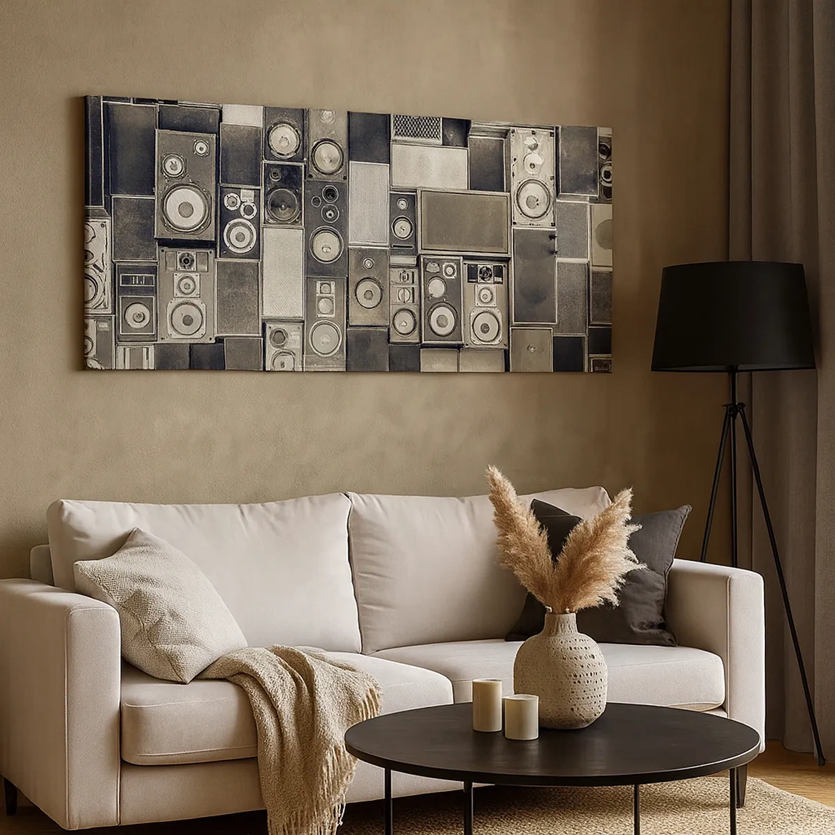 Lærredstryk - Billede på lærred - Og alt er i orden - 30x30 cm