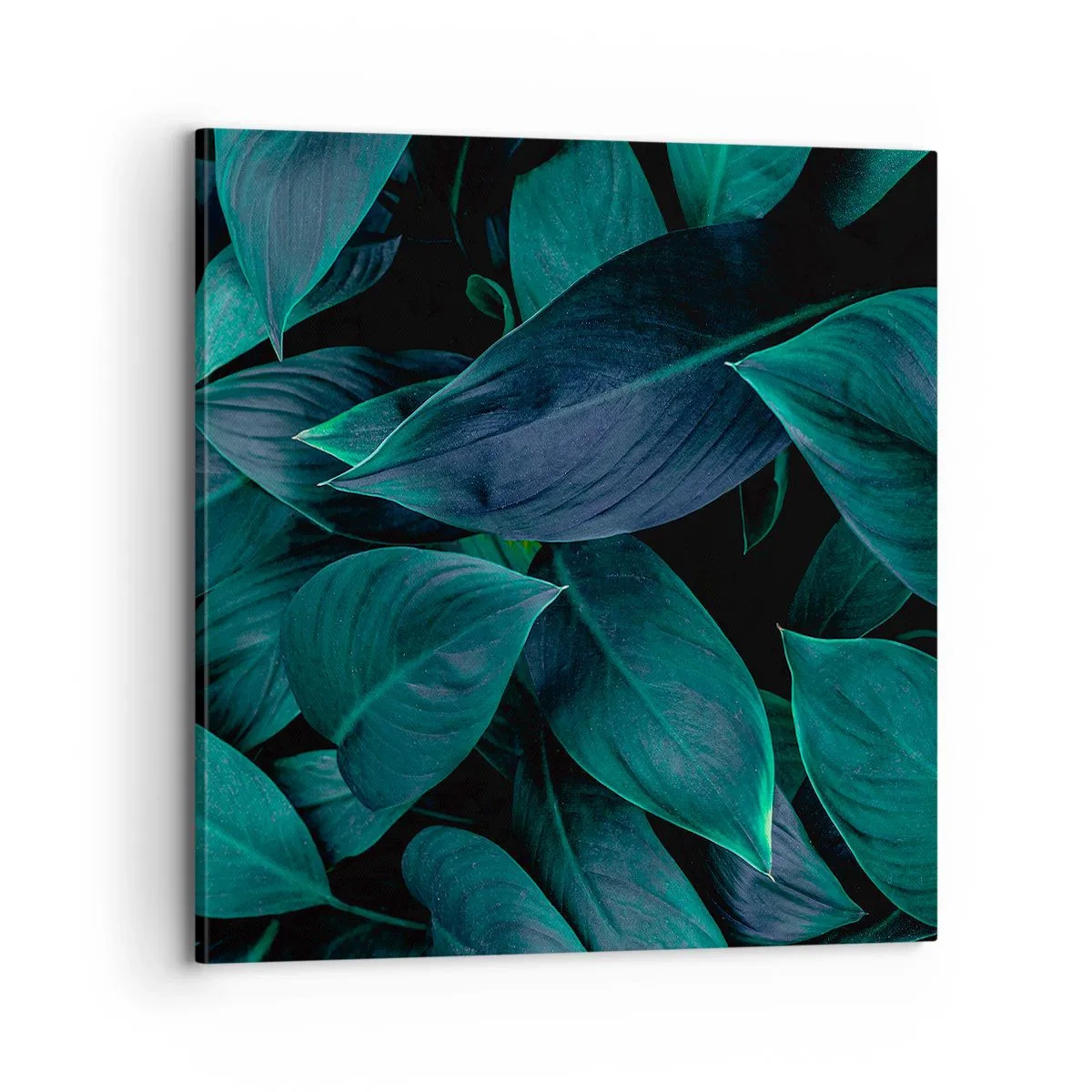 Lærredstryk - Billede på lærred - Grønt i sig selv - 70x70 cm