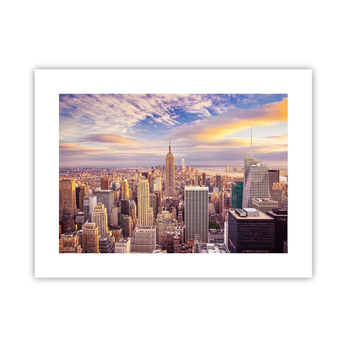 Plakat - Ræk ud efter skyerne selv - 40x30 cm