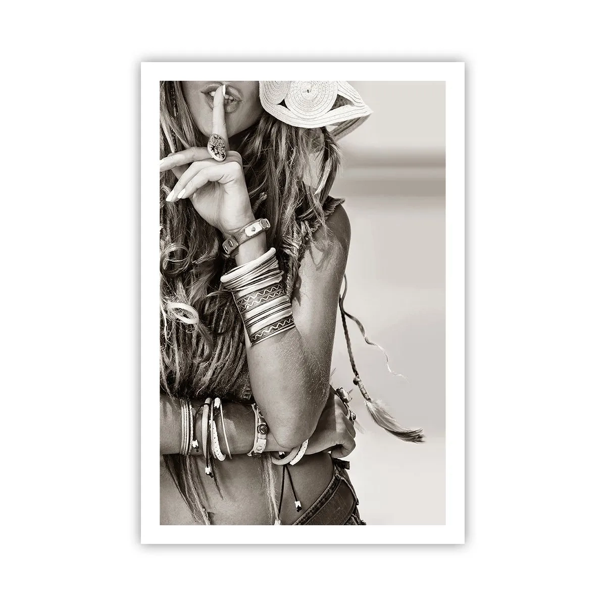 Plakat - Som en pige - 61x91 cm