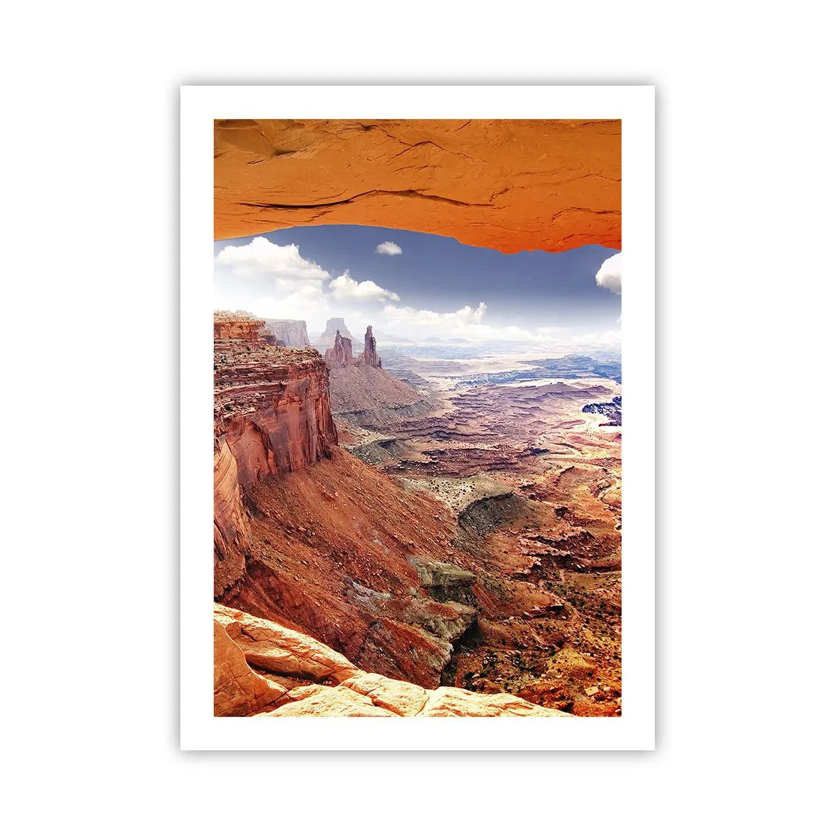 Plakat - Udskåret af naturen selv - 50x70 cm