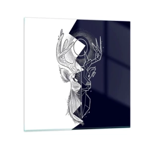 Billede på glas - Modsætningernes kamp og enhed - 70x70 cm