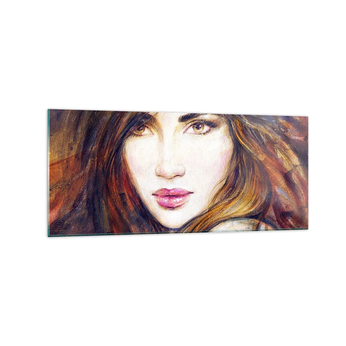 Billede på glas - En øre for dine tanker - 120x50 cm