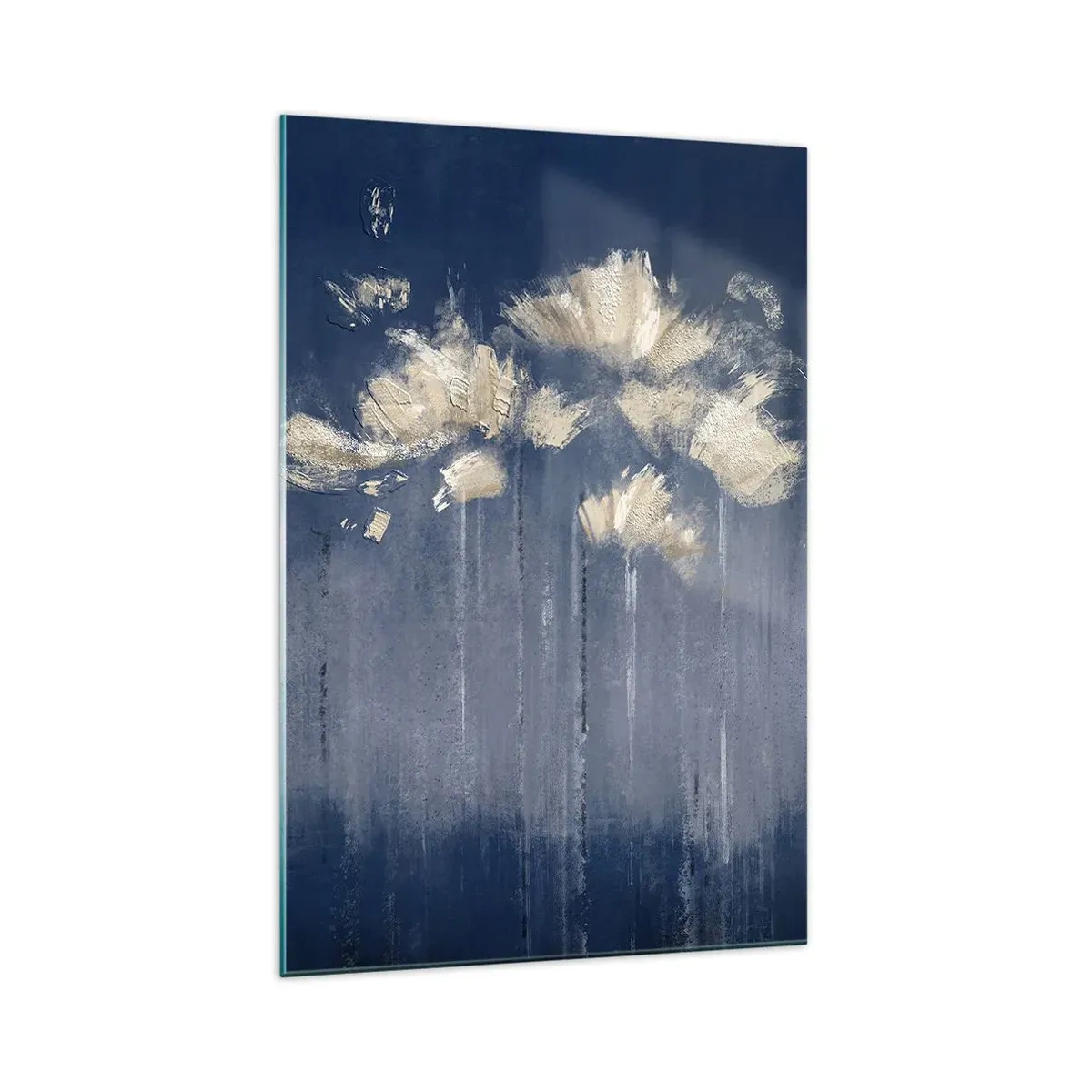 Billede på glas - Som kronblade i vinden - 70x100 cm