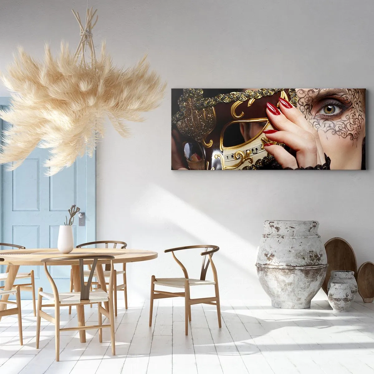 Lærredstryk - Billede på lærred - Min verden er barok - 90x30 cm